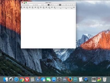 Minimeringsanimasjonen på macOS når man holder inne shift-knappen