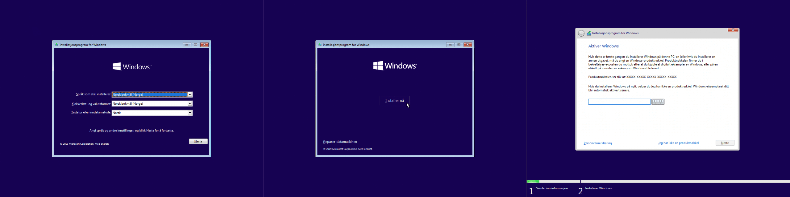 Installere Windows 10 — Multitek